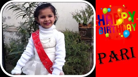 Happy Birthday Pari !