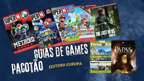 Guia Mario Galaxy, Sunshine, Origami King, Metroid Dread, Last of Us 2, História Secreta dos Papas