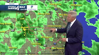 Light showers moving through Friday evening