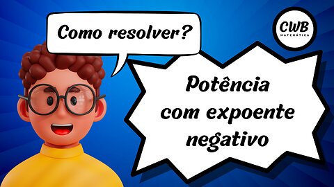 Potência com expoente negativo