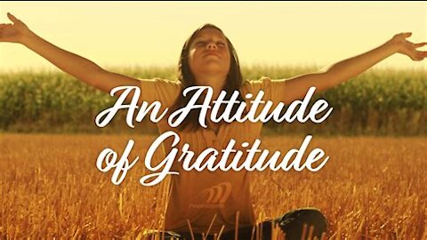 An Attitude of Gratitude