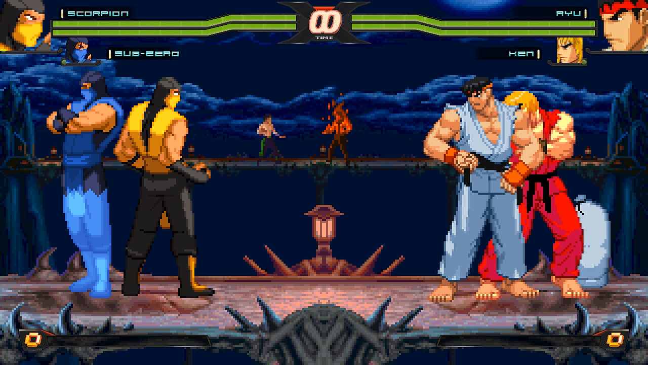 Sub Zero Vs Ryu MUGEN - Scorpion & Sub-Zero vs. Ryu & Ken - Download