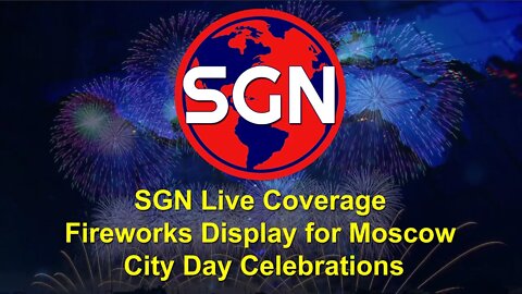 Live Coverage: Spectacular fireworks display for Moscow City Day Celebrations in 4K