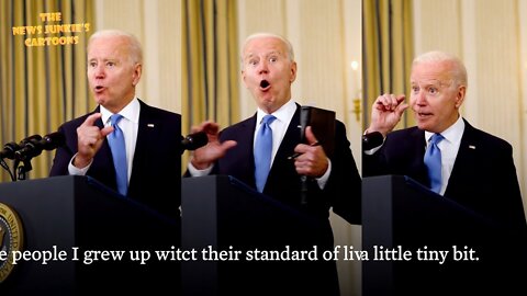 A year ago today: Another view of bipolar Biden.