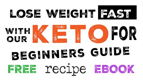 How to Lose Weight Fast 100% all Natural with The Ultimate Keto Meal Plan!