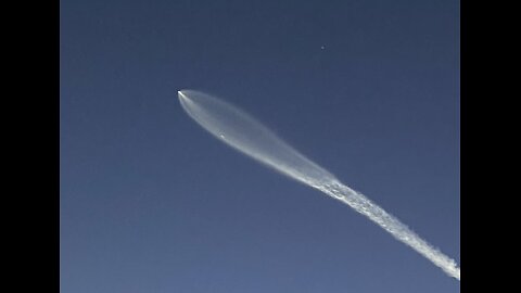 Space X Launches Satellites From Vandenburg Air Force Base - California March 18, 2024