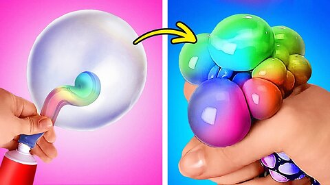 MAKE YOUR OWN SATISFYING FIDGET TOYS IN MINUTES! 🎨😍