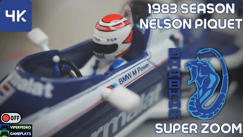 Super Zoom 4K | F1 Legends: Nelson Piquet | Brabham BT52 1983 Season World Champion [EM OFF]