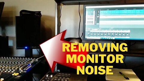 Removing Monitor Noise -Building A Recording Studio #4