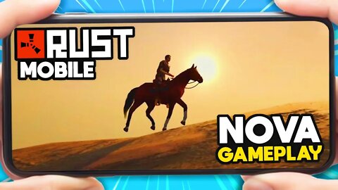 NOVA GAMEPLAY DO PROJECT EVO ( VAMOS ANDAR DE CAVALO ) RUST MOBILE