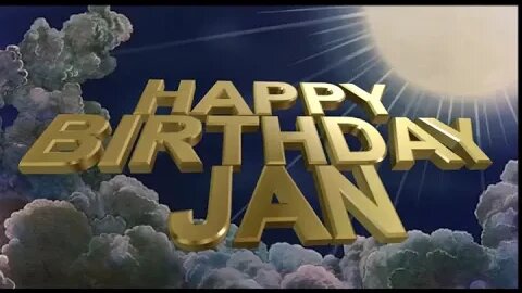 Happy birthday Jan! Monty Python Style!