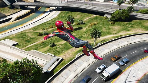 GTA 5 Spiderman Epic Stunts/Fails/Ragdolls with winfrey gaming Ep 52 (spider man funny moment)