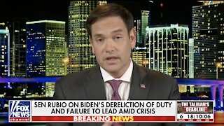 Rubio: Afghanistan withdrawal will be 'worst catastrophe' in foreign policy history