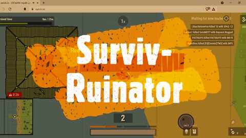 Surviv.io 1st video | RuinatorGaming