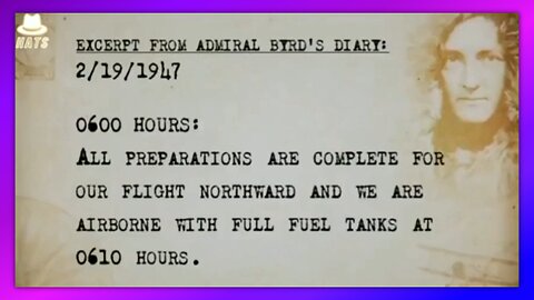 ADMIRAL RICHARD E. BYRD'S FLIGHT LOG - EXPLORATION FLIGHT OVER THE ARCTIC NORTH POLE