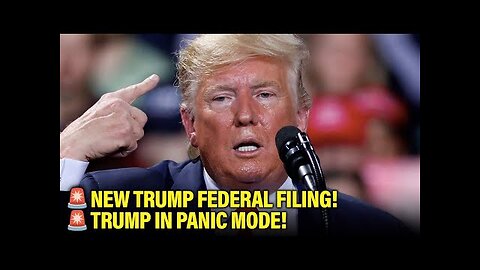 Trump files secret MOTION in Federal Court to HIDE DEVASTATING New Evidence