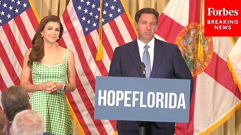 JUST IN: Gov. Ron DeSantis Promotes Hope Florida CarePortal Churches