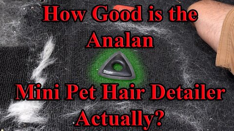 Analan Mini Pet Hair Detailer - Better than the Lilly brush?