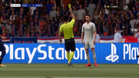 FIFA 21 Player's Career#2 Champions League Real Madrid CF vs PSG