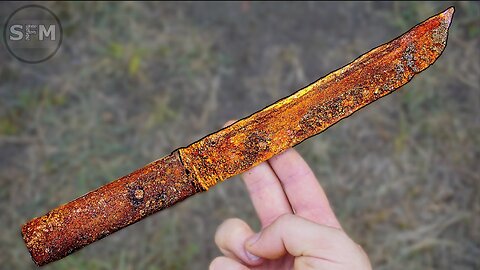 Restoration Rusty Old Japanese Knife