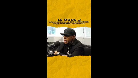 @llcoolj Greatness is about maximizing YOUR personal potential