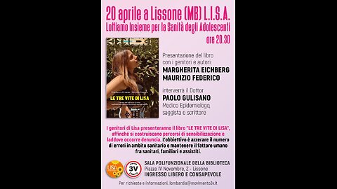 L.I.S.A. - Lottiamo Insieme per la Sanità degli Adolescenti - Parte 3