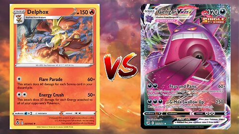 Pokemon TCG Live Delphox Kirlia VS Single Strike Gengar VMAX Houndoom!!