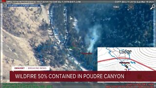 Voluntary evacuations in place for Larimer County wildfire burning in Poudre Canyon