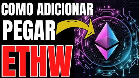 ETHW COMO VENDER E ADICIONAR A REDE NA METAMASK PASSO A PASSO