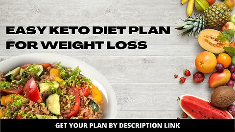 Easy keto diet plan