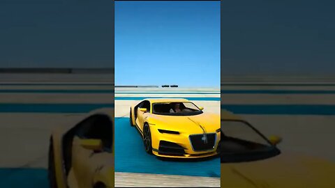 Gta v dangerous super car stunt #shorts