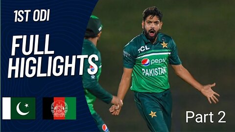 Pakistan vs Afghanistan 1st ODI Part 2 Highlights 2023 || Pak vs Afgh 1st ODI 2023