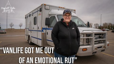 Solo Woman at age 62 lives in an Ambulance | Vanlife Tour + Documentary