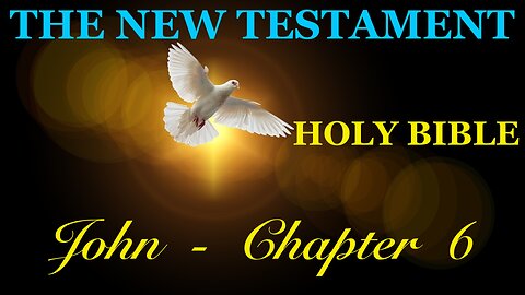 John - Chapter 6 DAILY BIBLE STUDY {Spoken Word - Text - Red Letter Edition}