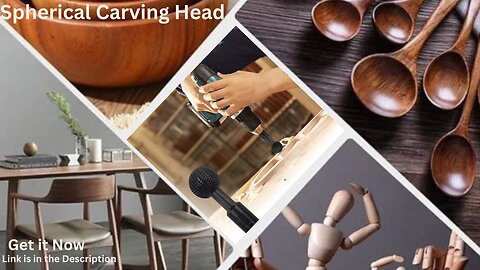 Spherical Carving Head| Create smooth surfaces| Make Precise Carving| Attach to drill or grinder