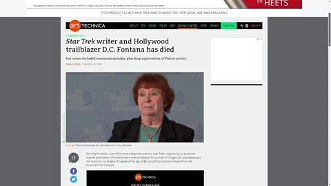 2019 12 05 star trek writer D C Fontana has died