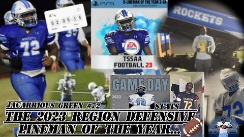 My Son Jacarrious Green Is The 2023 Region & All State Defensive Lineman Of The YEAR...