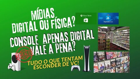 Porque Console Mídia Digital NÃO VALE A PENA? Comprar Mídia Física? Saiba Toda a Verdade Oculta!