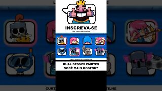 TODOS OS EMOTES CLASH ROYALE PARTE 5