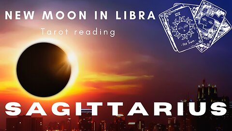 SAGITTARIUS ♐️ - Voyage of self-discovery! NEW MOON 🌑 IN LIBRA SOLAR ECLIPSE TAROT #sagittarius