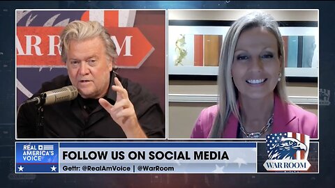 Leigh Wambsganss LIVE from Moms for Liberty summit on Bannon's War Room