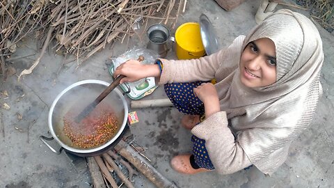 Chane Chawal Banaye ( kiran Shahzadi Vlogs ) Village lifestyle in Punjab