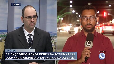 Timóteo: Criança de Dois Anos é Deixada Sozinha e Cai do 2º Andar de Prédio, em Cachoeira do Vale.