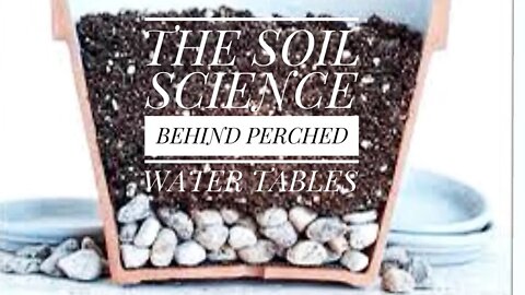 ROCKS IN POTS. A SOIL SCIENTIST EXPLAINS PERCHED WATER TABLES & QUICK FIXES. Part 1/2 👩‍🔬