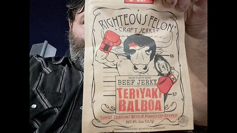 Righteous Felon Craft Jerky (Teriyaki Balboa)