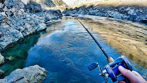 Chinook on the Rocks (Spring Salmon on Soft Beads)