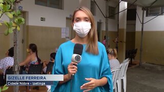 Aplicação da 4ª dose contra a covid em idosos com mais de 80 e imunização frente a gripe