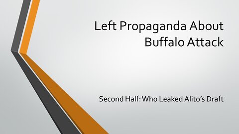 Left Propaganda About Buffalo Attack