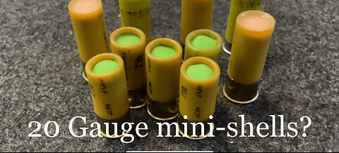 Creating “short boi” 20 gauge shorty shotgun shells for my break action 20 gauge shotguns