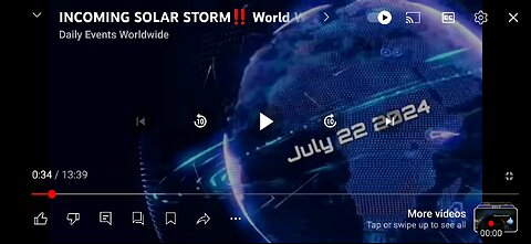 Incoming Solar Storm